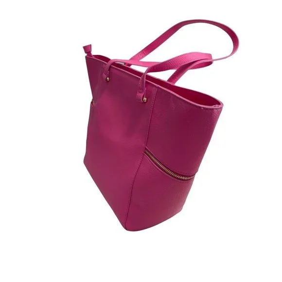 Bebe Hot Pink Easy Tote with Pouch (NWT) - Picture 2 of 3
